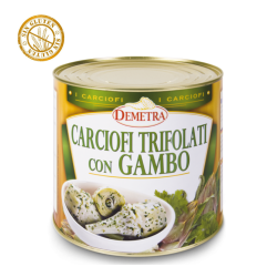 Alcachofas Con Rabo Cocinadas 2400 gr.